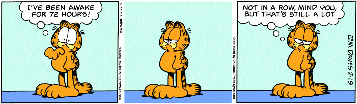 Garfield, February 19, 2010