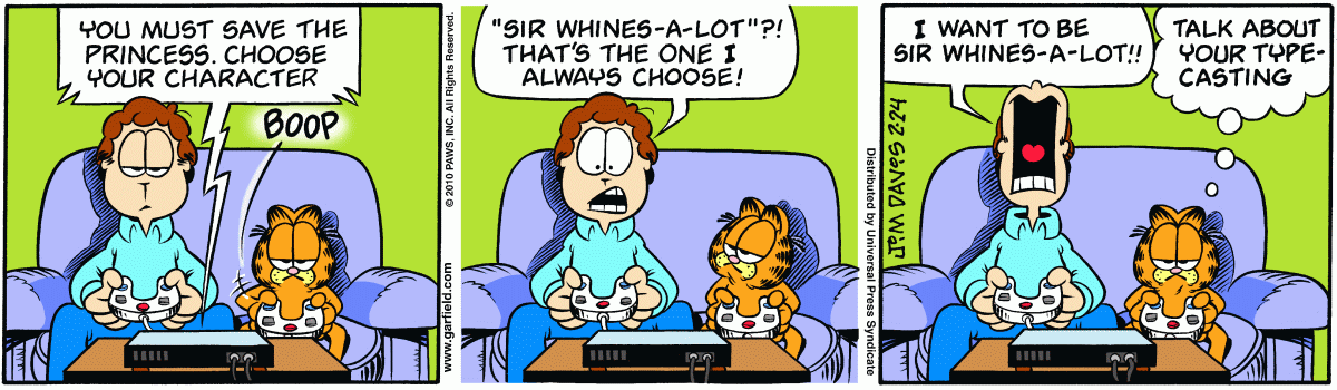 Garfield, February 24, 2010
