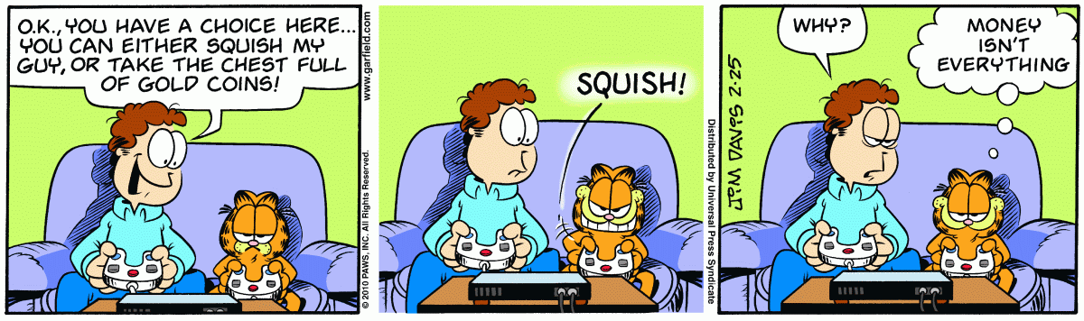 Garfield, February 25, 2010