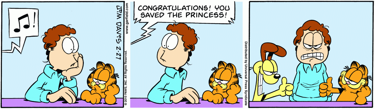 Garfield, February 27, 2010