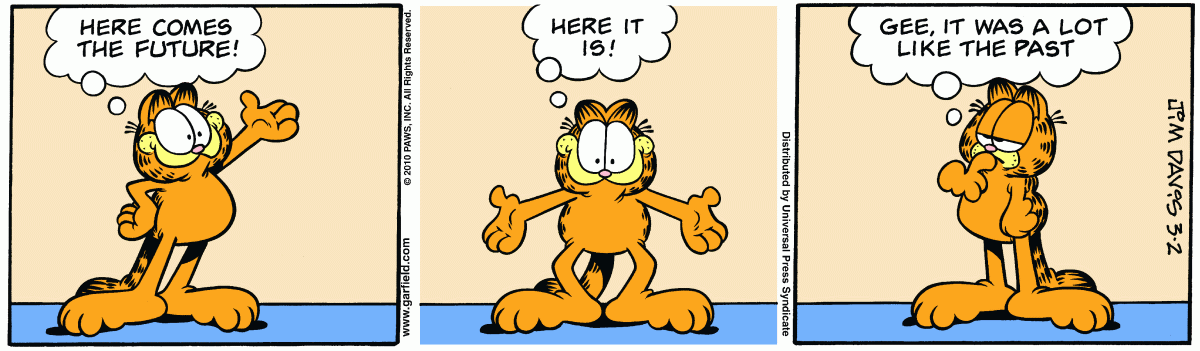 Garfield, March 2, 2010