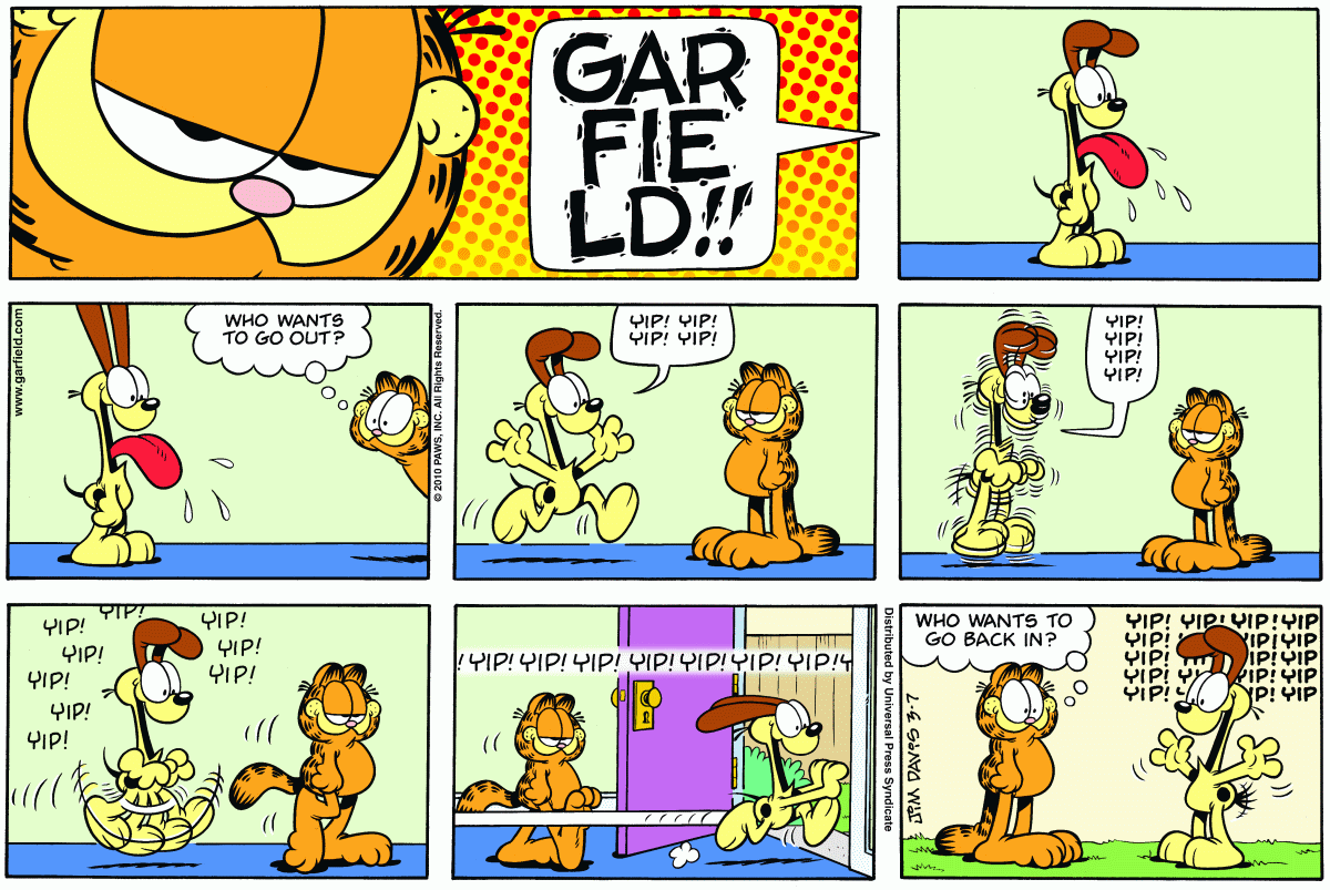 Garfield, March 7, 2010