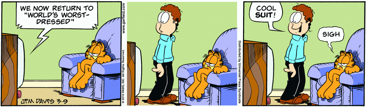 Garfield, March 9, 2010