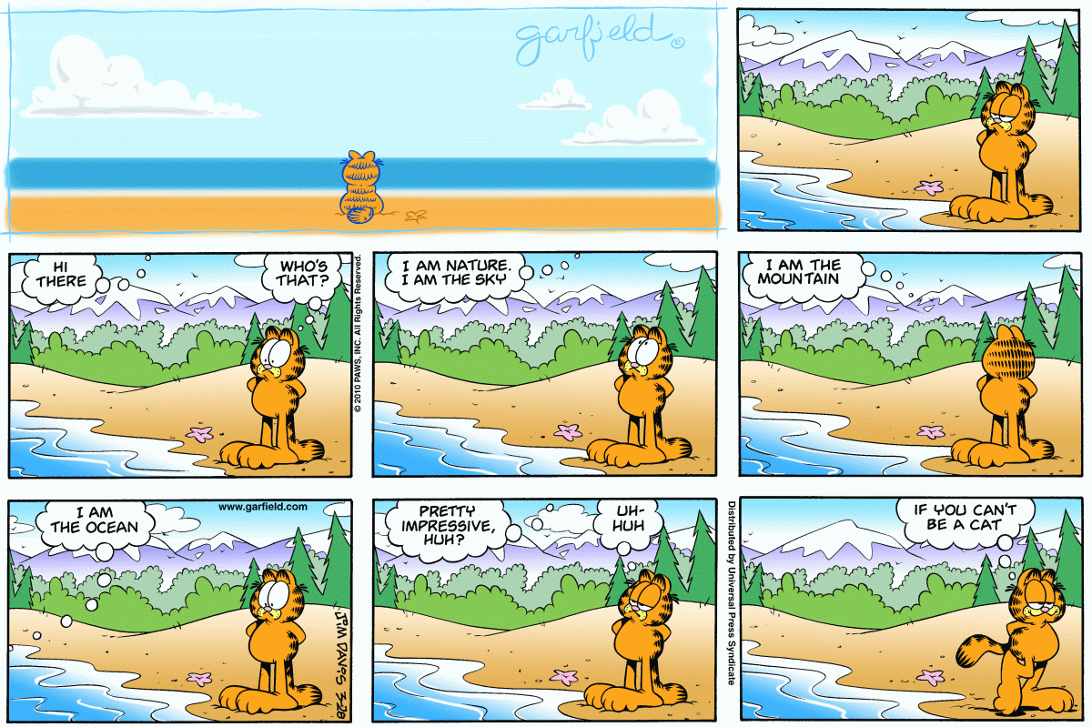 Garfield, March 28, 2010