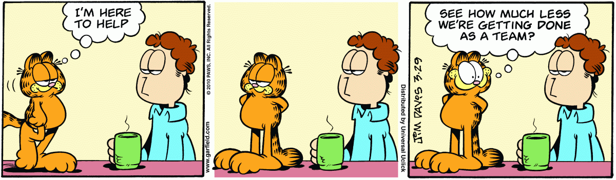 Garfield, March 29, 2010