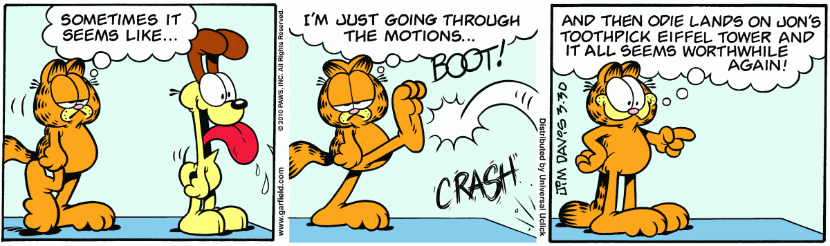 Garfield, March 30, 2010