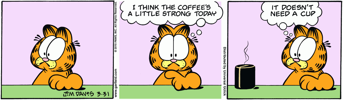 Garfield, March 31, 2010