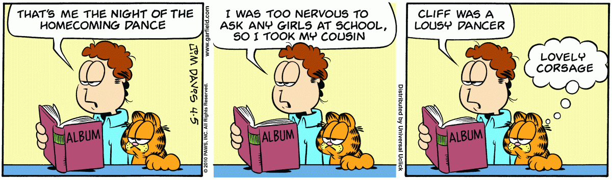 Garfield, April 5, 2010