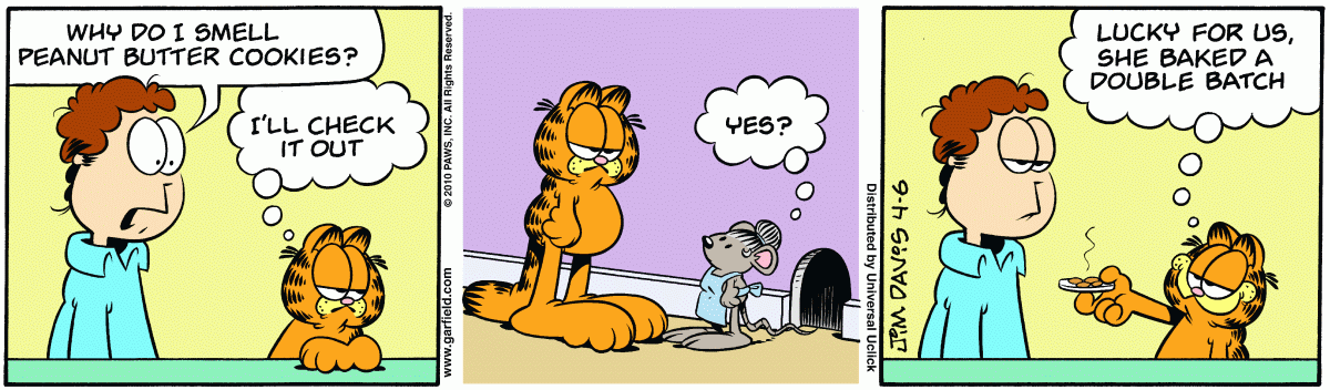 Garfield, April 6, 2010