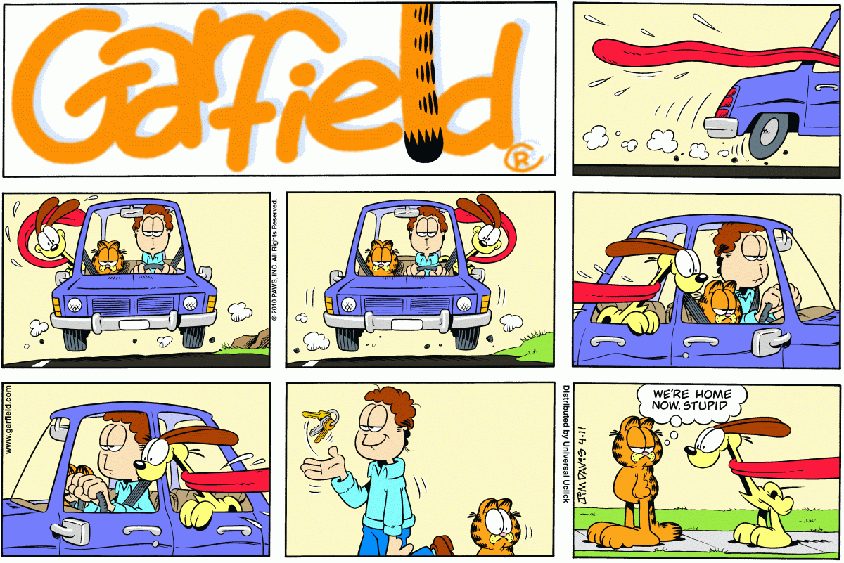 Garfield, April 11, 2010