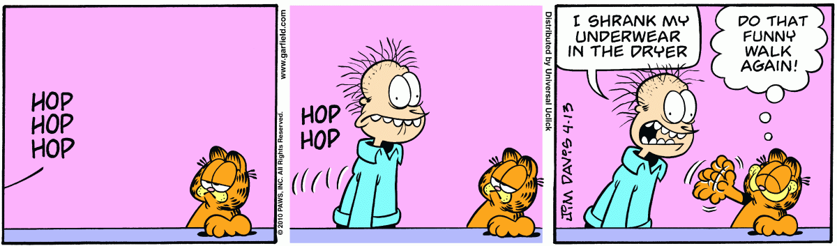 Garfield, April 13, 2010