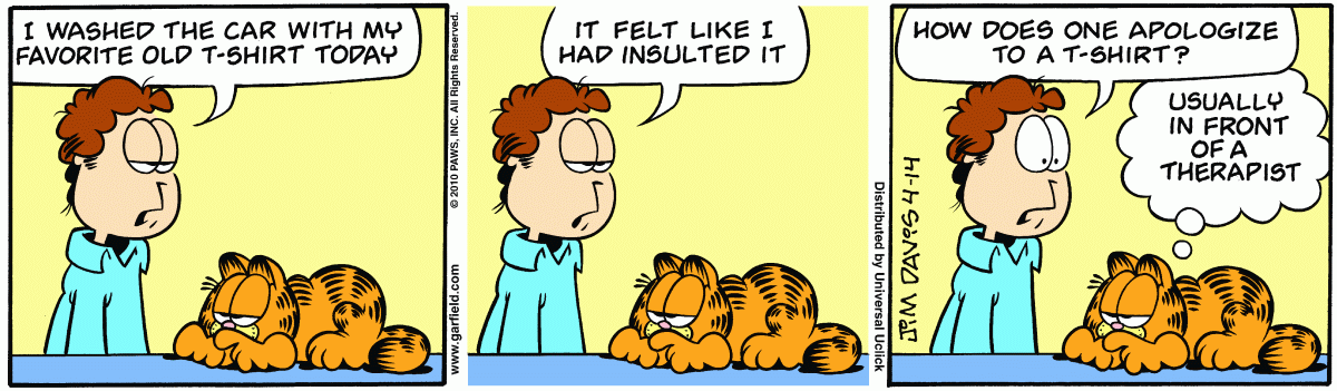 Garfield, April 14, 2010