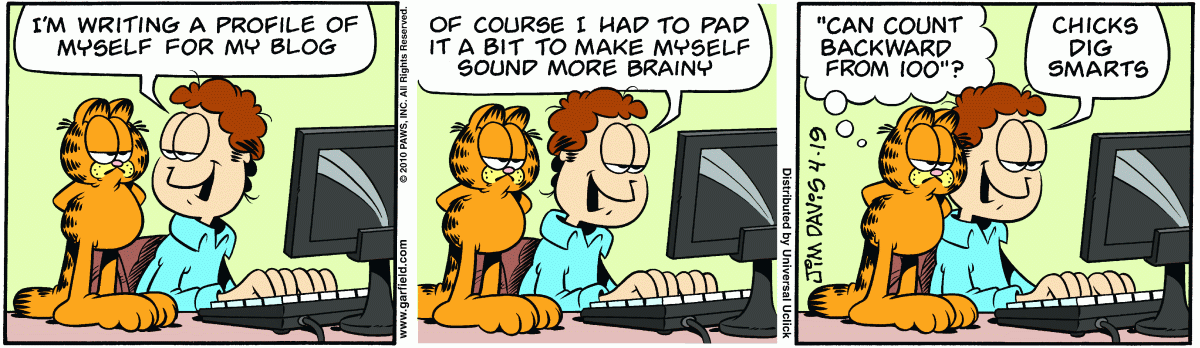 Garfield, April 19, 2010