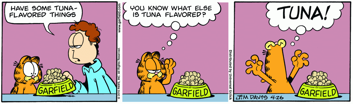 Garfield, April 26, 2010