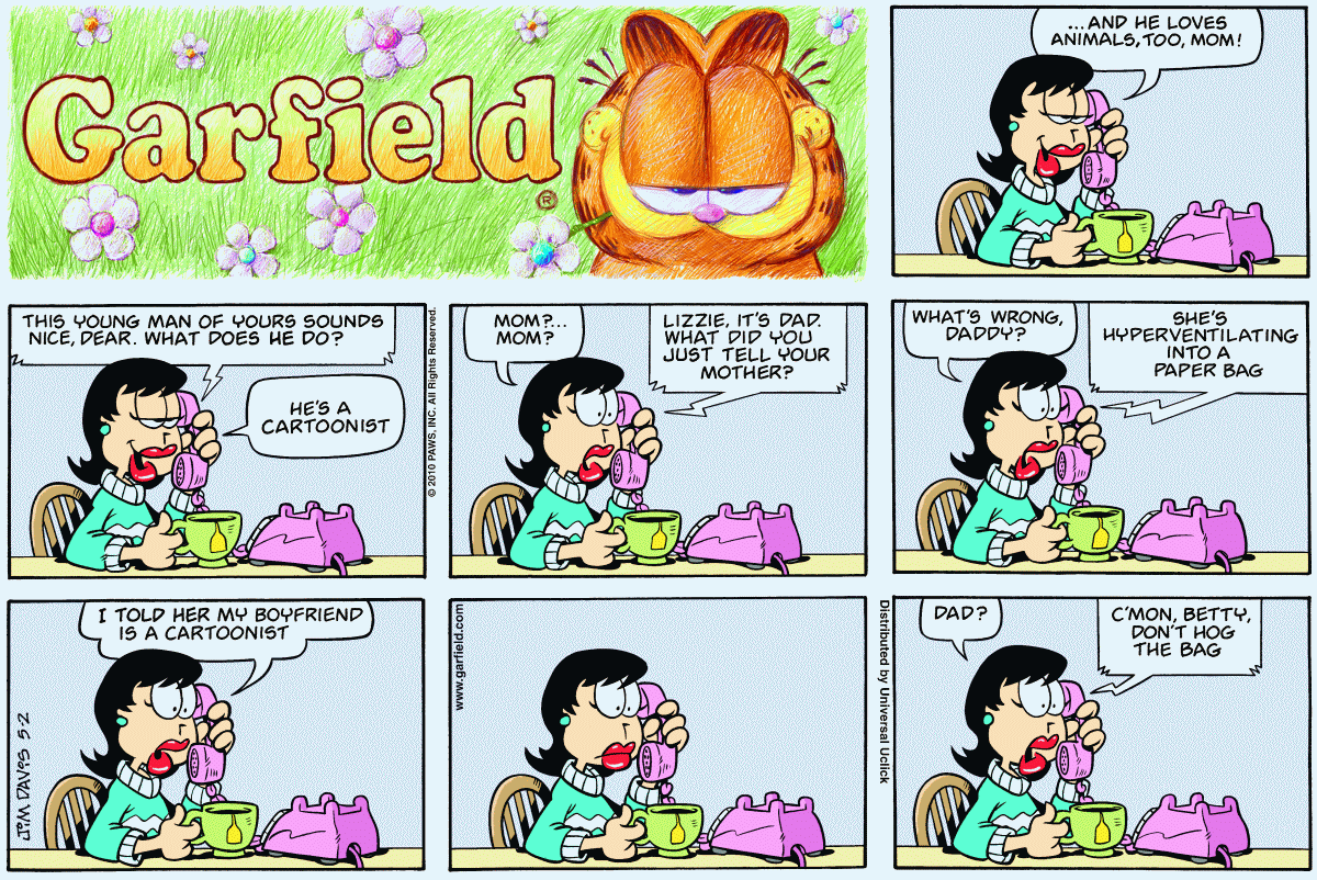 Garfield, May 2, 2010