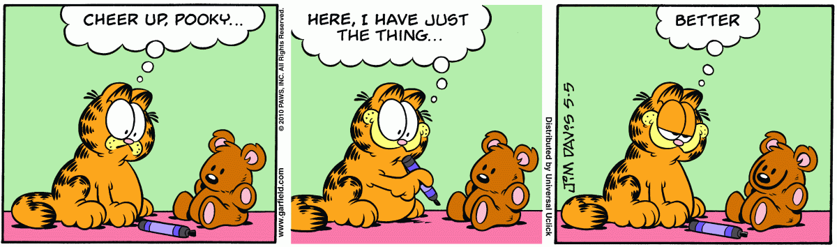 Garfield, May 5, 2010