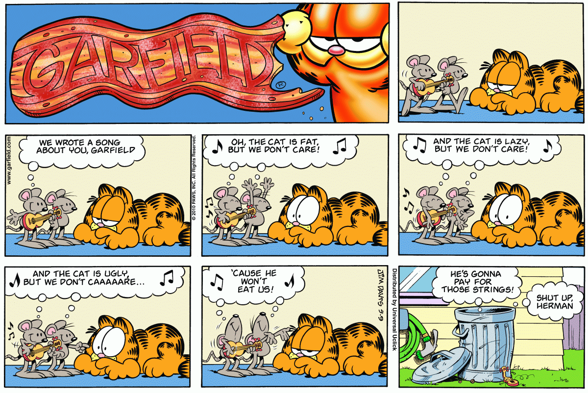 Garfield, May 9, 2010