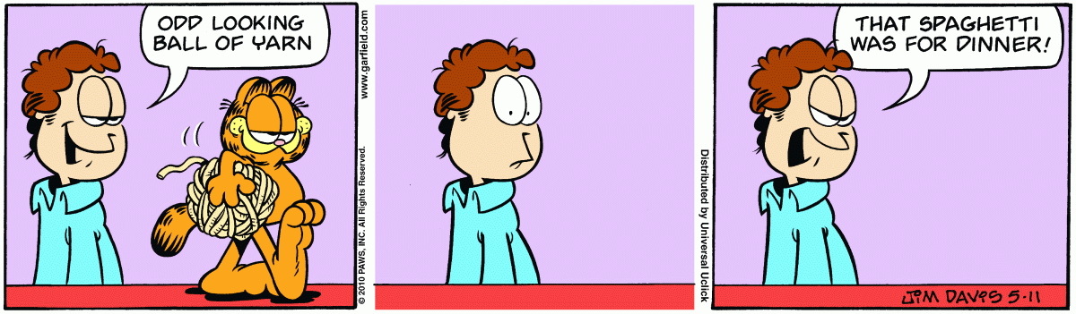 Garfield, May 11, 2010