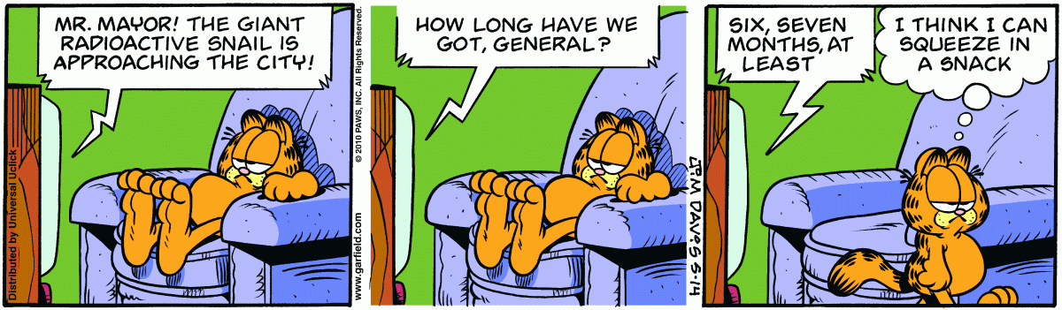 Garfield, May 14, 2010