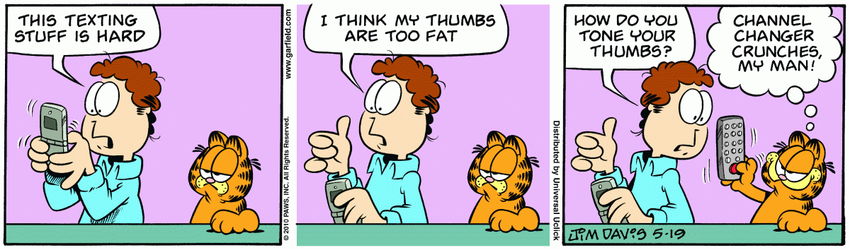Garfield, May 19, 2010