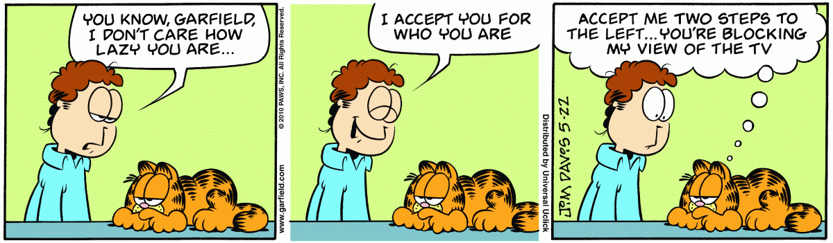 Garfield, May 22, 2010