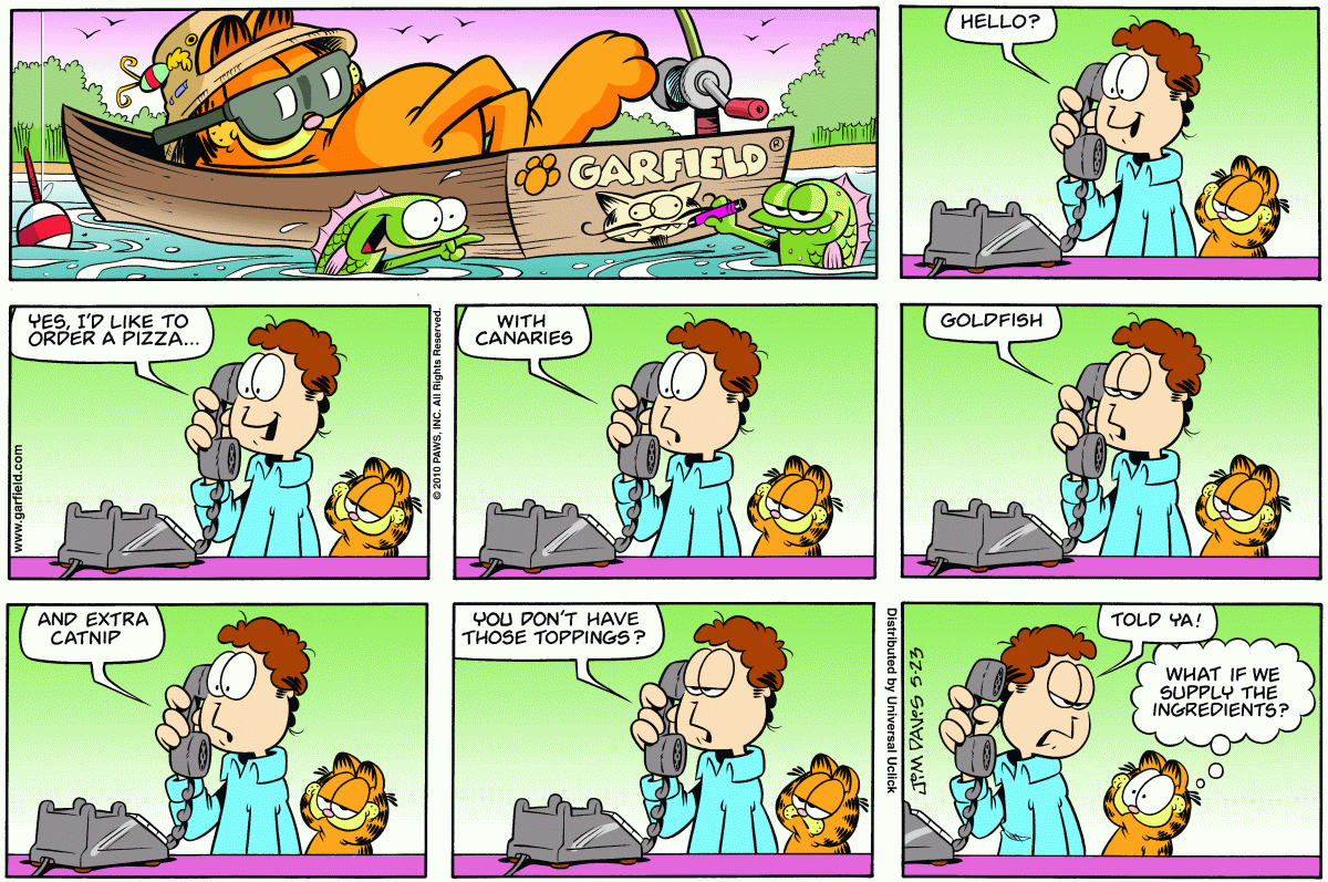 Garfield, May 23, 2010
