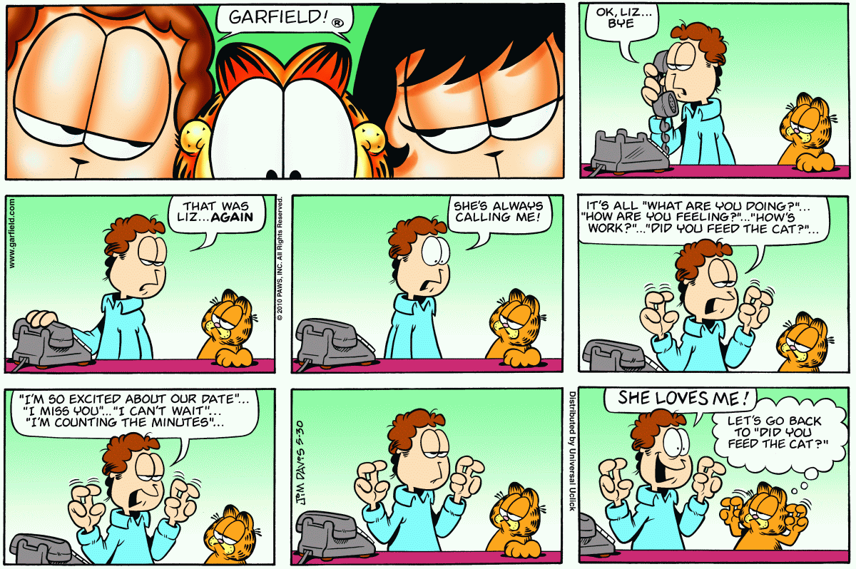 Garfield, May 30, 2010