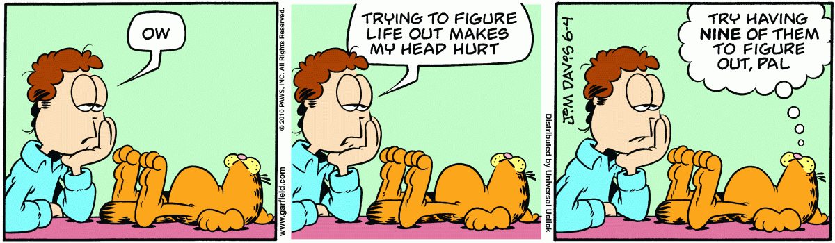 Garfield, June 4, 2010