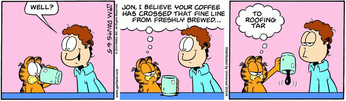 Garfield, June 5, 2010