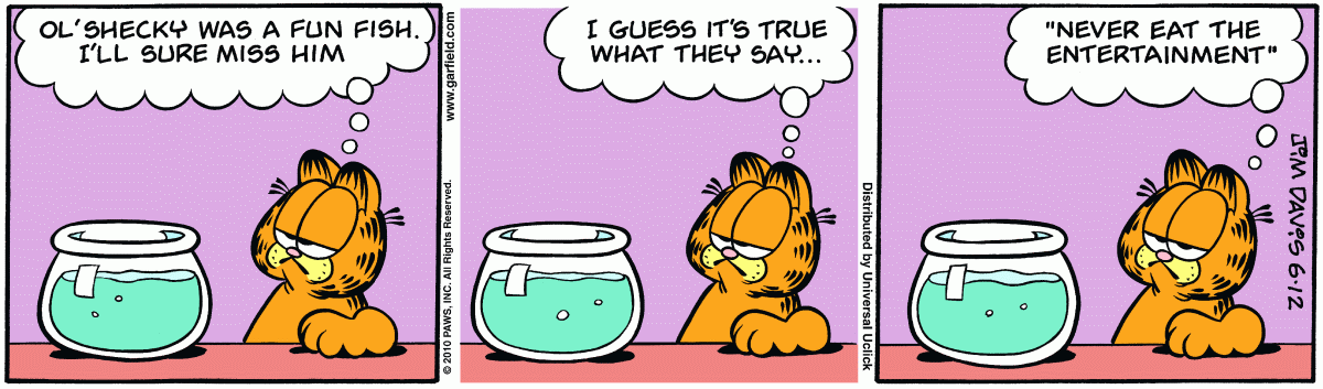 Garfield, June 12, 2010