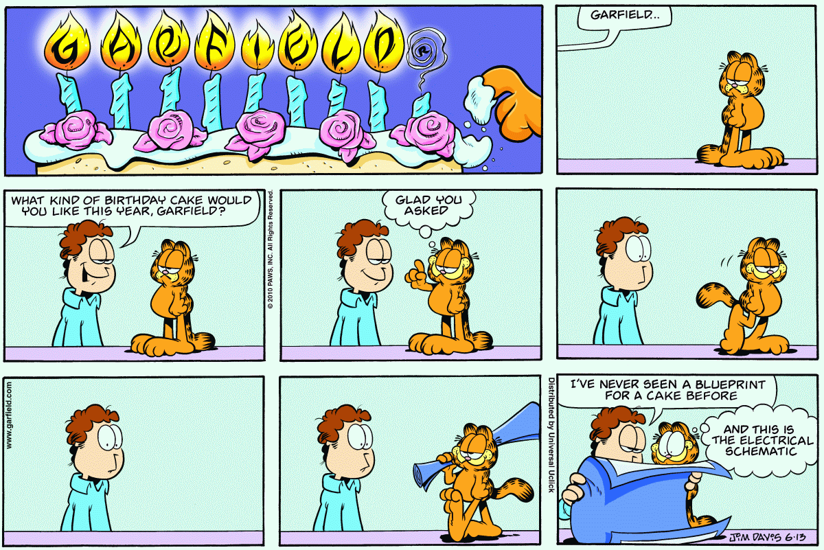 Garfield, June 13, 2010