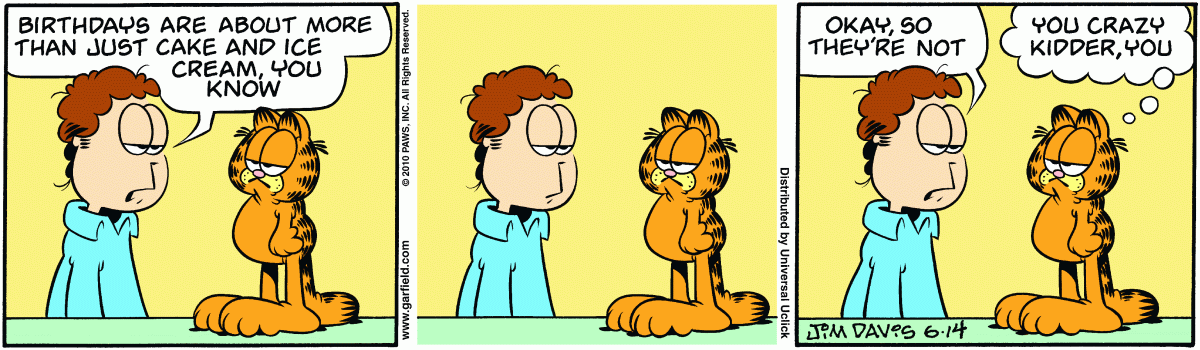 Garfield, June 14, 2010