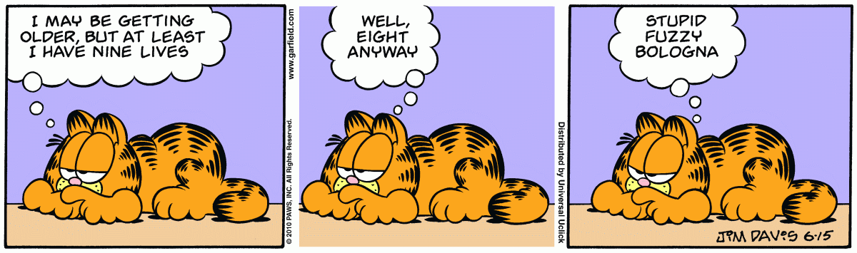 Garfield, June 15, 2010
