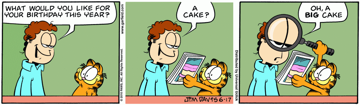 Garfield, June 17, 2010