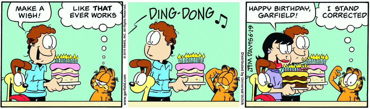 Garfield, June 19, 2010