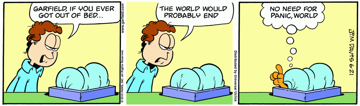 Garfield, June 21, 2010