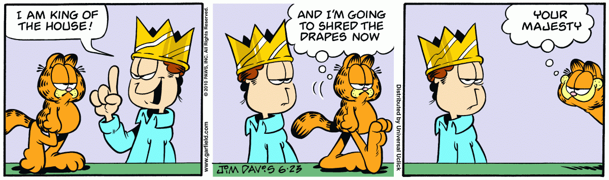 Garfield, June 23, 2010