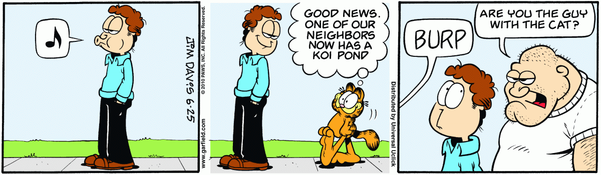 Garfield, June 25, 2010