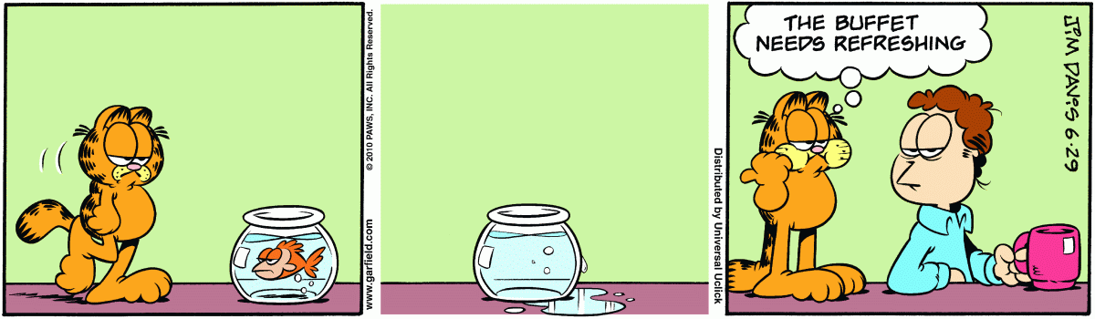 Garfield, June 29, 2010