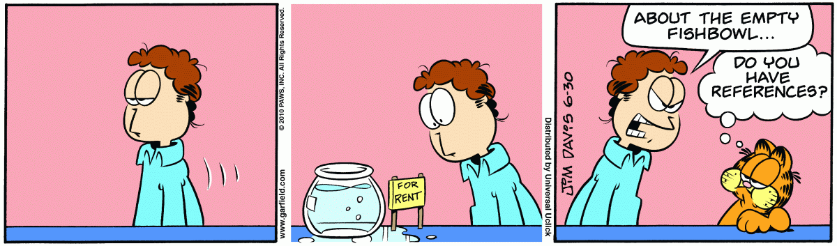 Garfield, June 30, 2010