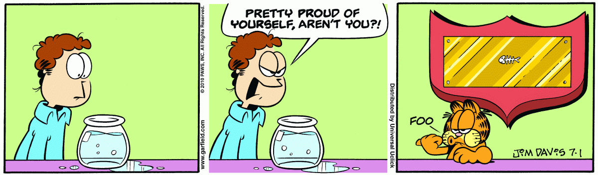 Garfield, July 1, 2010