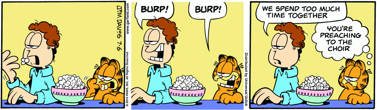 Garfield, July 6, 2010