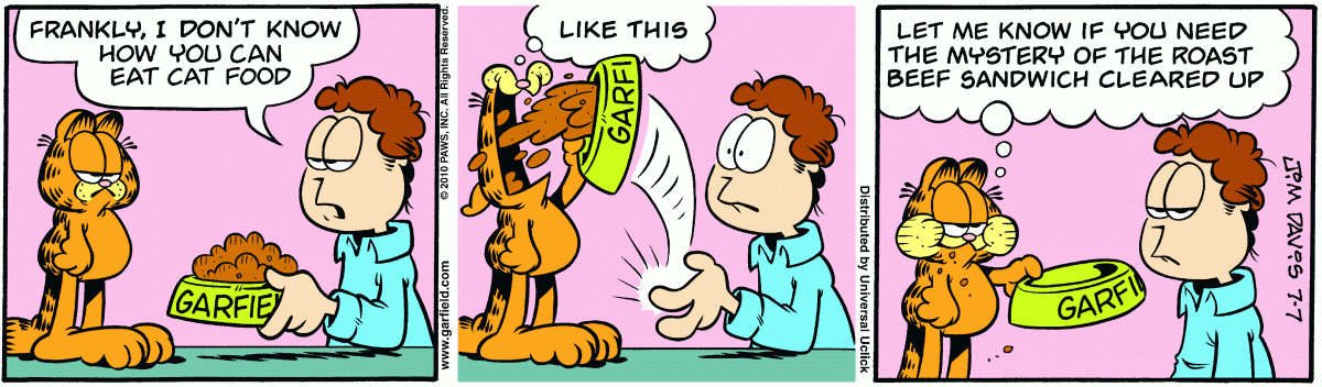 Garfield, July 7, 2010