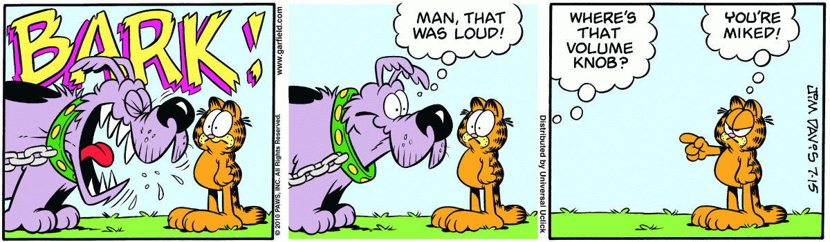 Garfield, July 15, 2010