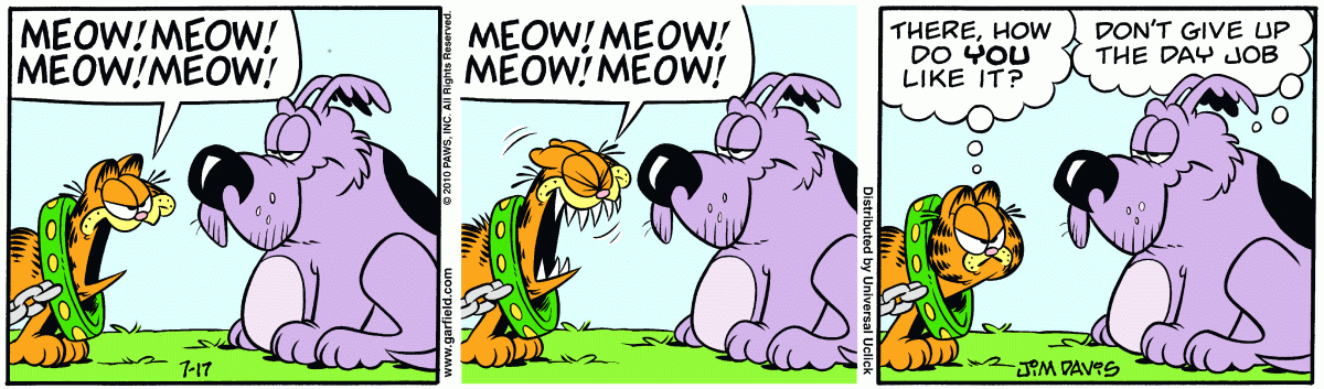 Garfield, July 17, 2010