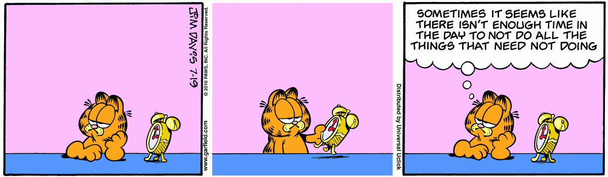 Garfield, July 19, 2010
