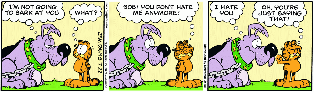 Garfield, July 22, 2010