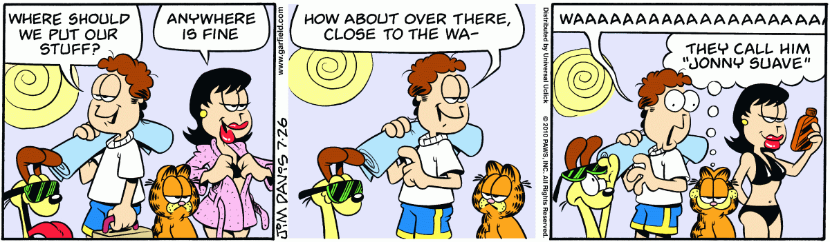 Garfield, July 26, 2010
