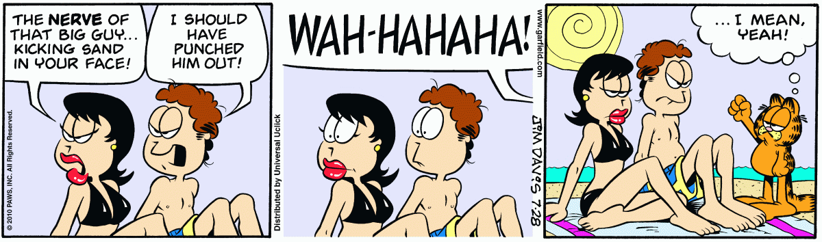 Garfield, July 28, 2010