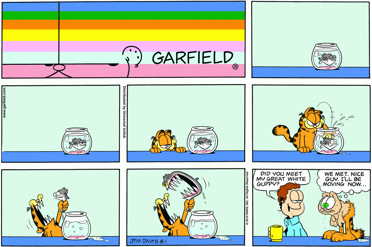 Garfield, August 1, 2010